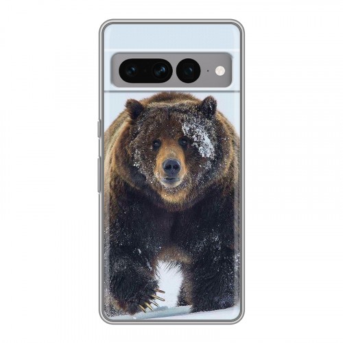 Дизайнерский силиконовый чехол для Google Pixel 7 Pro Медведь