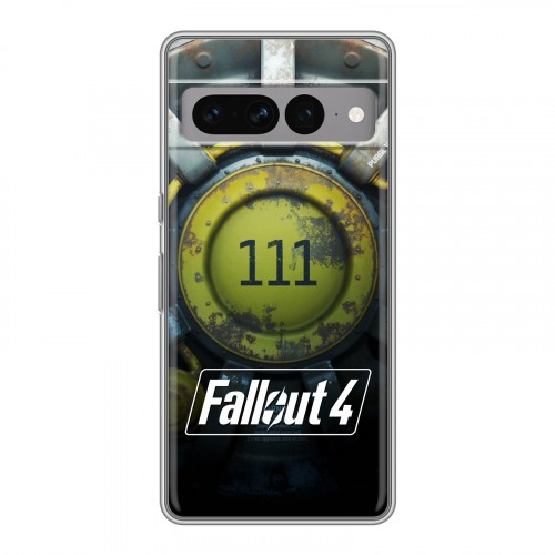 Дизайнерский силиконовый с усиленными углами чехол для Google Pixel 7 Pro Fallout