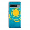 Дизайнерский силиконовый чехол для Google Pixel 7 Pro Флаг Казахстана