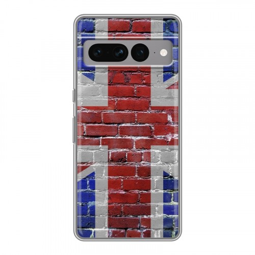 Дизайнерский силиконовый с усиленными углами чехол для Google Pixel 7 Pro Флаг Британии