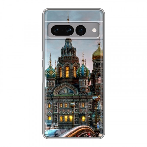 Дизайнерский силиконовый с усиленными углами чехол для Google Pixel 7 Pro Санкт-Петербург