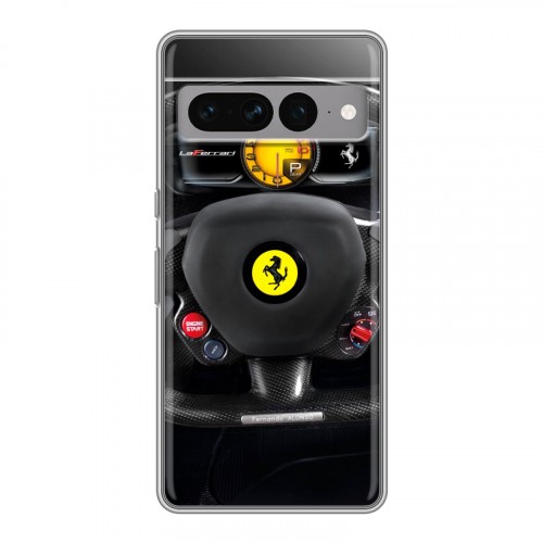 Дизайнерский силиконовый чехол для Google Pixel 7 Pro Ferrari