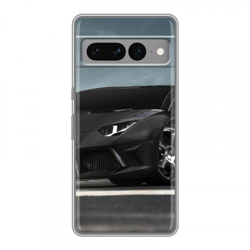 Дизайнерский силиконовый с усиленными углами чехол для Google Pixel 7 Pro Lamborghini