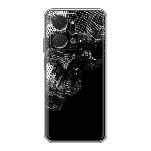 Дизайнерский силиконовый чехол для Huawei Honor X7a Мир черепов