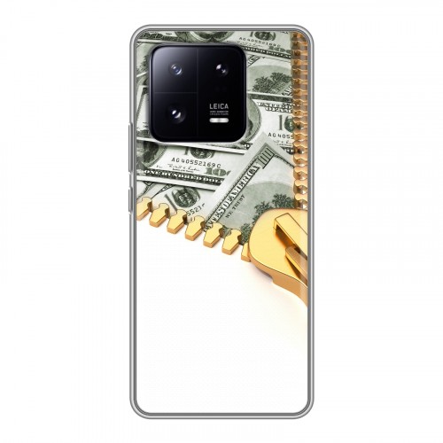 Дизайнерский силиконовый чехол для Xiaomi 13 Pro Текстуры денег