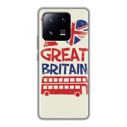 Дизайнерский силиконовый чехол для Xiaomi 13 Pro British love