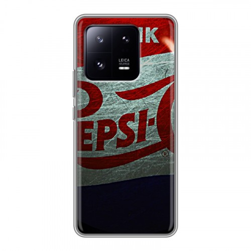 Дизайнерский силиконовый чехол для Xiaomi 13 Pro Pepsi
