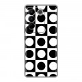 Дизайнерский пластиковый чехол для Vivo V27 Черно-белые фантазии