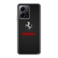 Дизайнерский силиконовый чехол для Xiaomi RedMi Note 12 Ferrari