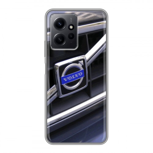 Дизайнерский силиконовый чехол для Xiaomi RedMi Note 12 Volvo