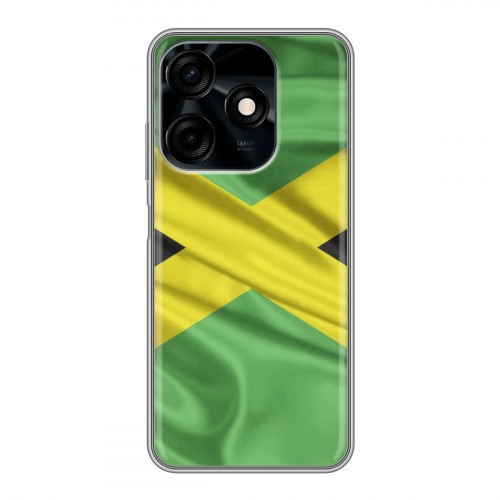 Дизайнерский силиконовый чехол для Tecno Spark 10C Флаг Ямайки