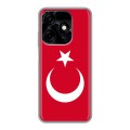 Дизайнерский силиконовый чехол для Tecno Spark 10C Флаг Турции