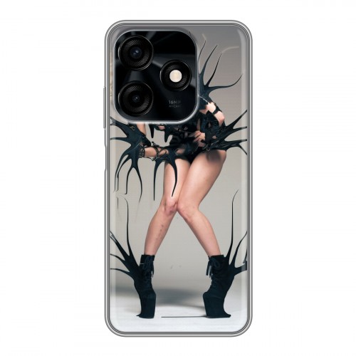 Дизайнерский силиконовый чехол для Tecno Spark 10C Леди Гага