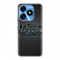 Дизайнерский силиконовый с усиленными углами чехол для Tecno Spark 10 League of Legends