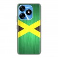 Дизайнерский силиконовый с усиленными углами чехол для Tecno Spark 10 Флаг Ямайки