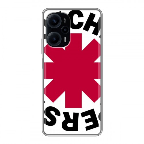 Дизайнерский силиконовый чехол для XIaomi Poco F5 Red Hot Chili Peppers