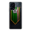 Дизайнерский силиконовый с усиленными углами чехол для XIaomi Poco F5 флаг Чечни