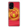 Дизайнерский силиконовый чехол для XIaomi Poco F5 флаг Киргизии