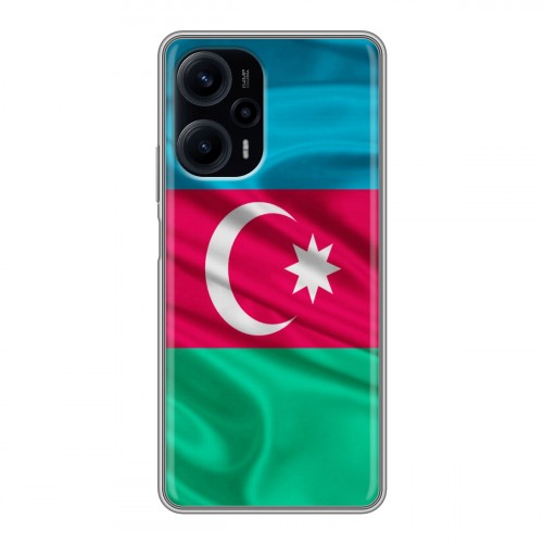 Дизайнерский силиконовый чехол для XIaomi Poco F5 Флаг Азербайджана
