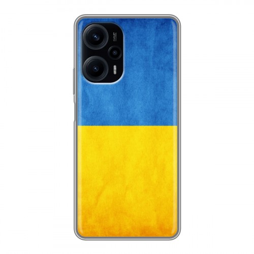 Дизайнерский силиконовый чехол для XIaomi Poco F5 Флаг Украины