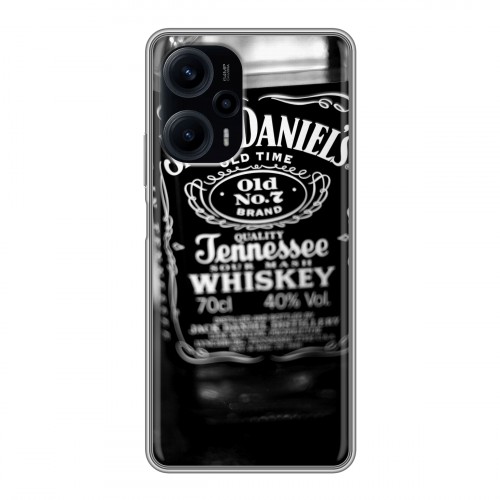 Дизайнерский силиконовый чехол для XIaomi Poco F5 Jack Daniels
