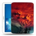 Дизайнерский силиконовый чехол для Samsung Galaxy Tab 3 10.1 Вулканы