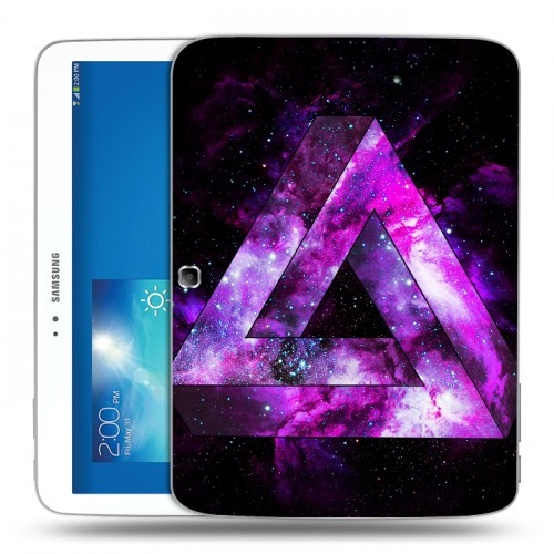 Дизайнерский силиконовый чехол для Samsung Galaxy Tab 3 10.1 Мистика треугольника