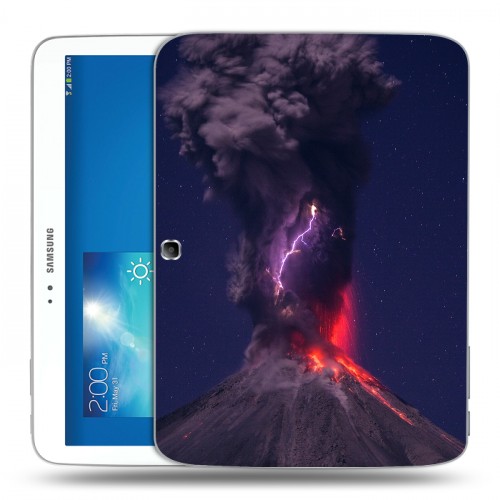Дизайнерский силиконовый чехол для Samsung Galaxy Tab 3 10.1 вулкан
