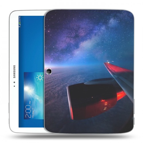 Дизайнерский силиконовый чехол для Samsung Galaxy Tab 3 10.1 самолеты