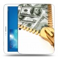 Дизайнерский силиконовый чехол для Samsung Galaxy Tab 3 10.1 Текстуры денег
