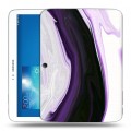 Дизайнерский силиконовый чехол для Samsung Galaxy Tab 3 10.1 Цветные агаты