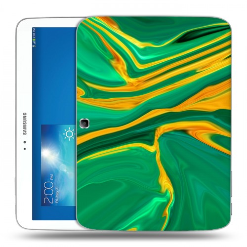 Дизайнерский силиконовый чехол для Samsung Galaxy Tab 3 10.1 Цветные агаты