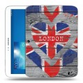 Дизайнерский силиконовый чехол для Samsung Galaxy Tab 3 10.1 British love