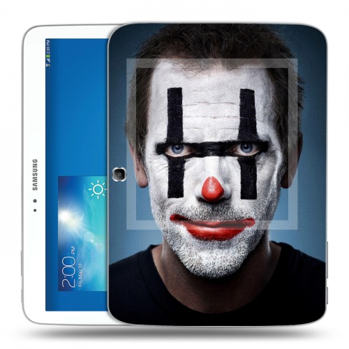 Дизайнерский силиконовый чехол для Samsung Galaxy Tab 3 10.1 Доктор Хаус
