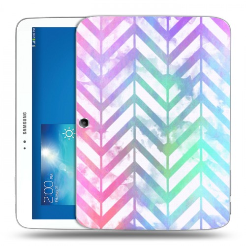 Дизайнерский силиконовый чехол для Samsung Galaxy Tab 3 10.1 Пастельные узоры