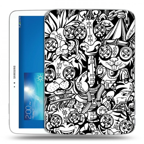 Дизайнерский силиконовый чехол для Samsung Galaxy Tab 3 10.1 Куклы Вуду