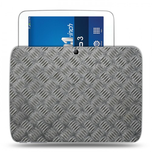 Дизайнерский силиконовый чехол для Samsung Galaxy Tab 3 10.1 Металл
