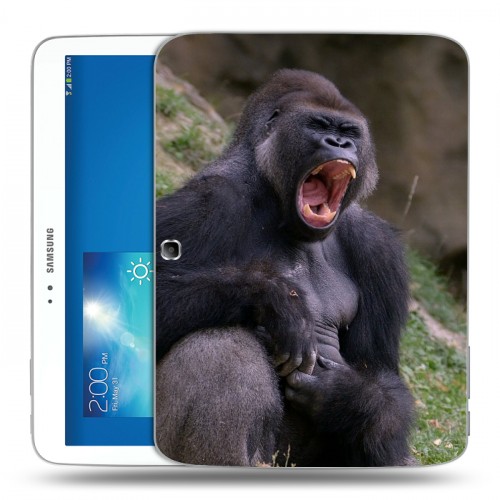 Дизайнерский силиконовый чехол для Samsung Galaxy Tab 3 10.1 Обезьяны