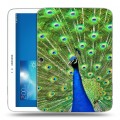 Дизайнерский силиконовый чехол для Samsung Galaxy Tab 3 10.1 Павлины