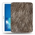 Дизайнерский силиконовый чехол для Samsung Galaxy Tab 3 10.1 Текстуры мехов