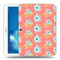 Дизайнерский силиконовый чехол для Samsung Galaxy Tab 3 10.1 Причудливые цветы