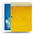 Дизайнерский силиконовый чехол для Samsung Galaxy Tab 3 10.1 Пузырьки пива