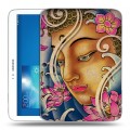 Дизайнерский силиконовый чехол для Samsung Galaxy Tab 3 10.1 Священный Будда
