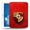 Дизайнерский силиконовый чехол для Samsung Galaxy Tab 3 10.1 Porsche