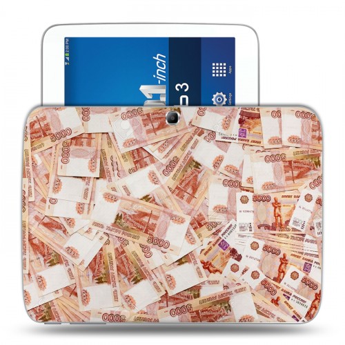 Дизайнерский силиконовый чехол для Samsung Galaxy Tab 3 10.1 Текстуры денег
