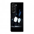Дизайнерский пластиковый чехол для Samsung Galaxy Z Fold 5 Майкл Джексон