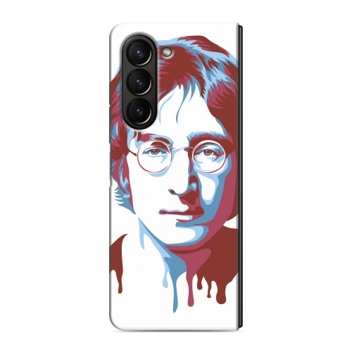 Дизайнерский пластиковый чехол для Samsung Galaxy Z Fold 5 Джон Леннон