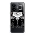 Полупрозрачный дизайнерский пластиковый чехол для Realme GT3 Мистика и дизайн