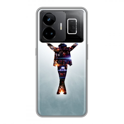 Дизайнерский силиконовый чехол для Realme GT3 Майкл Джексон