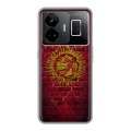 Дизайнерский силиконовый чехол для Realme GT3 Флаг Киргизии